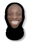 Maska na twarz tkanina wielokolorowy