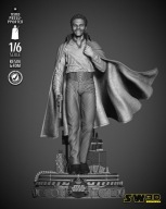 Lando Calrissian, wydruk 3D, żywica