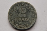 2 DINARY 1945 R. JUGOSŁAWIA - CJ904