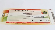 bilet LEGIA Warszawa - LECH Poznań 2004/2005