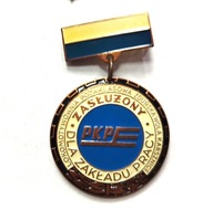 ZASŁUŻONY DLA ZAKŁADU PRACY PKP LOKOMOTYWOWNIA POZAKLASOWA ZDUŃSKA WOLA