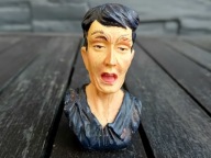 KOLEKCJONERSKA FIGURKA POPIERSIE GŁOWA GOUDEN GAPER nr2 - SYGNATURA