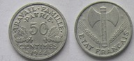Francja 50 centimes 1944 B