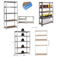 REGAŁ MAGAZYNOWY BIUROWY METALOWY 180 x 90 x 40 cm max 175 kg na półkę