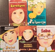 Małgorzata Musierowicz - 5 tomów, Sprężyna Żaba Pulpecja Nutria i Nerwus