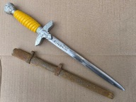 Kordzik Niemiecki Luftwaffe z POCHWĄ Sztylet EICKHORN SOLINGEN II Wojna