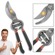 SEKATOR OGRODOWY RĘCZNY STALOWY NOŻYCOWY DO GAŁĘZI KRZEWÓW KWIATÓW 20CM