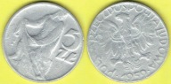 POLSKA 5 zł Rybak 1959 r. FALS PRL - u