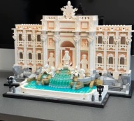 KLOCKI KONSTRUKCYJNE WANGE 4212 FONTANNA DI TREVI RZYM 667 KLOCKÓW ZESTAW