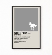 Plakat A4 z ramką DEFTONES "WHITE PONY" 21x29,7cm