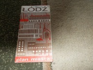 Łódź stary plan miasta autobusy tramwaje