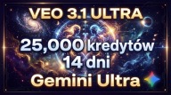 Gemini ULTRA 3.1 + VEO 3.1 + FLOW KONTO PRYWATNE 25000 KREDYTÓW na 14 dni
