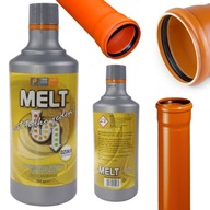 ŚRODEK PŁYN DO UDRAŻNIANIA RUR KANALIZACJI 0,75L MELT RUREK KANALIZACYJNYCH