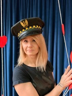 Czapka straży miejskiej z okresu lat 90.