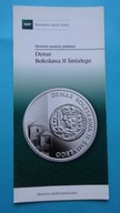 Folder 5 zł 2013,DENAR BOLESŁAWA ŚMIAŁEGO,stan I