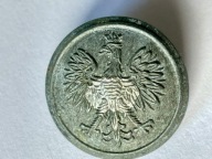 Guzik wojskowy wz. 1928 cynk śr.25 mm – A. SZCZĘSNY WARSZAWA – oryginał 2