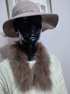 obszycie kaptura FUTRO z prawdziwego LISA