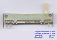 Potencjometr suwakowy pojedynczy 22 kOhm 3-3-5