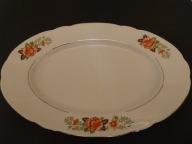 Ćmielów, półmisek porcelanowy, duży półmisek, porcelana PRL, vintage