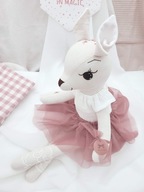 Lalka Tilda Sarenka przytulanka handmade rękodzieło 47 cm