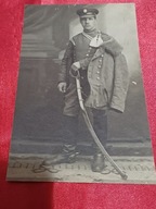 Ułan z szablą wz. 17, lata 20. FOT. Raczyński Warszawa, ORYGINAŁ