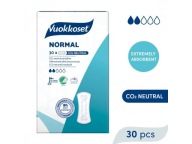 WKŁADKI HIGIENICZNE VUOKKOSET CORE NORMAL CIENKIE CHŁONNE 30SZT BEZ CHLORU