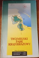 Trójmiejski Park Krajobrazowy Mapa dwustronna Gdańsk Sopot Gdynia Rumia