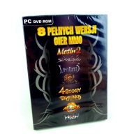 NOWA 8 PEŁNYCH WERSJI GIER MMO METIN 2 4 STORY ALLODS WOLF TEAM PC PL