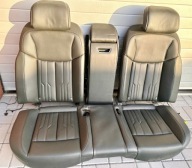 Audi A8 D5 2019 kanapa tylna podgrzewana 3-osobowa siedzisko czarna skóra