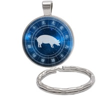 Brelok do kluczy/ka - Azjatyckie Znaki Zodiaku - Świnia
