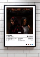 Aleshen & Kamil „Versus” Prezent album ozdoba na ścianę | plakat A3