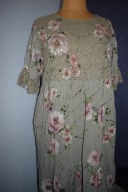 Miss Piękna sukienka włoska z wiskozy z kieszeniami_46