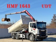 SCANIA G 410 * WYWROTKA 4,90 m + BORDMATIC + HMF 1643 + PILOT * 6x4