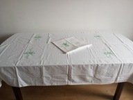 POŚCIEL BAWEŁNIANA - HAFTY - POSZWA 202 / 148 i 2 POSZEWKI 78 / 72 cm.NOWE.