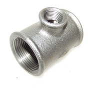 DVGW TRÓJNIK CZARNY REDUKCYJNY 1.1/4x1/2 cala DN32x15