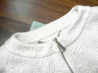 Max Mara pudrowa bomberka w żakardowe wzory 36