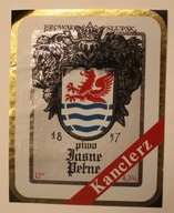 ETYKIETA - BROWAR SŁUPSK - Kanclerz - piwo Jasne Pełne Kanclerz