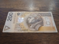 Banknot 200 zł seria DP 1994 - CIEKAWY NUMER
