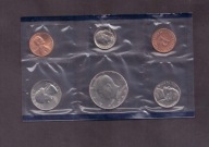 USA - 1984 rok - zestaw menniczy - 5 monet + żeton - mennicze - mennica P