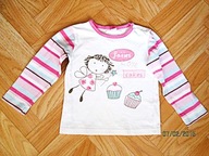 Bluzeczka z długimi rękawami, rozmiar 86 c, dziewczynka 12 - 18 miesięcy