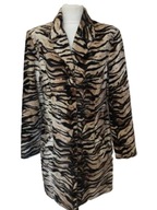 Lekki damski płaszczyk panterka jesienno-wiosenny r M