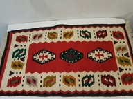 KILIM CHODNIK DYWANIK WEŁNIANY SKANDYNAWSKI 42/77 CM
