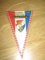 WARSZAWSKI KLUB SPORTOWY GWARDIA WARSZAWA sekcja piłki nożnej proporczyk