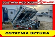 Kiper Wywrotka 3,5T Przyczepa Dwuosiowa z Hamulcem Budowlana 3 Stronna 3,6m