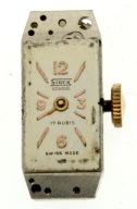 Szwajcarski mechanizm naręczny. Sinex, Geneve. 17 rubinów. M060