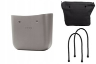 Torebka O bag Standard Outlet Szara organizer i dł czarne Obag