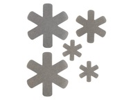 LIVARNO PRZEKŁADKI OCHRONNE DO PATELNI GARNKÓW 5szt. 18, 28, 38 cm - SZARE