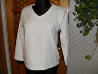 BIAŁA BLUZECZKA Z POLARKU-ROZM 36