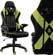 Fotel Gamingowy Ergonomiczny Krzesło Biurowe z Regulacją Wysokości Zielony