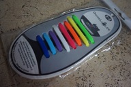 SZNURÓWKI SILIKON NOWE DENMARK 8+8 silikonowe kolorowe danish design